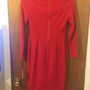 Red Calvin Klein dress